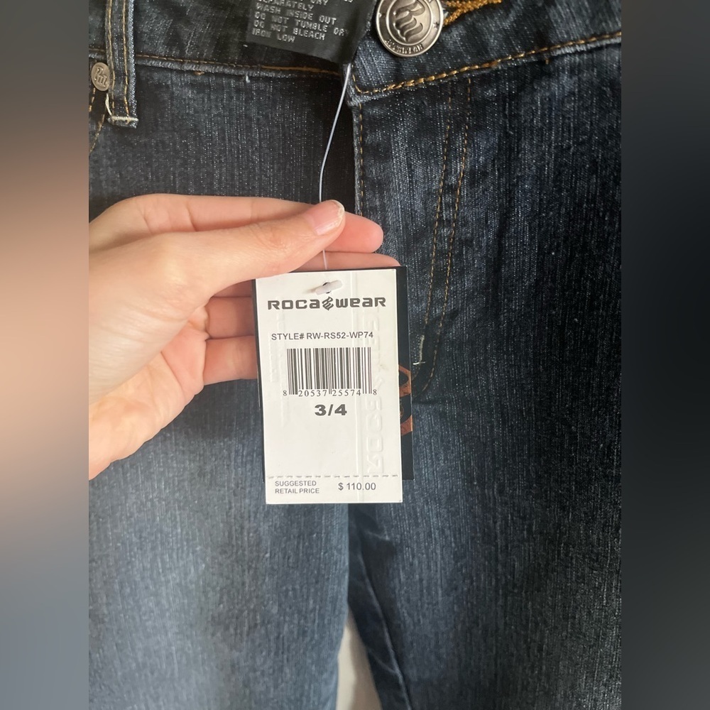 Rocawear NWT Denim bootcut Jeans size 3-4 - Picture 2 of 6
